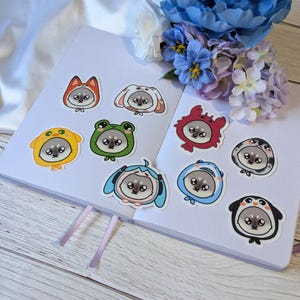 Animal Hat Doggie Sticker