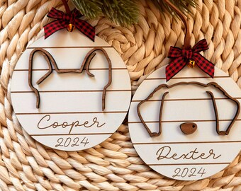 Drawn Dog Ornament