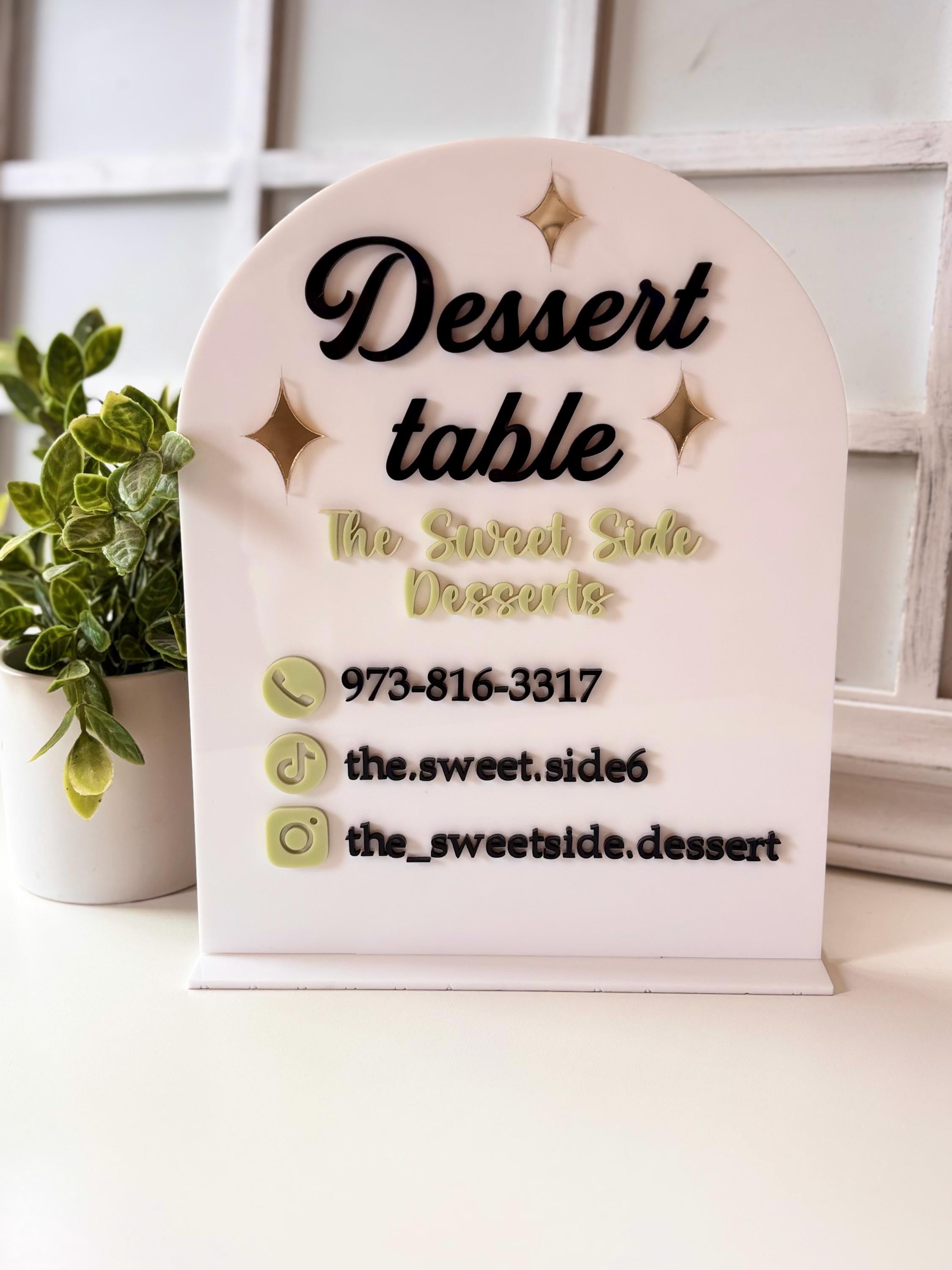 Table Event Label Event Table Sign - Etsy