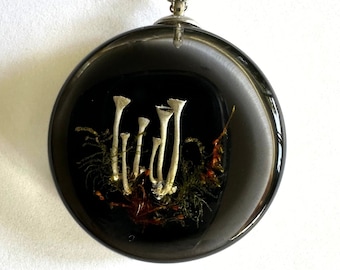 Real Lichen Necklace