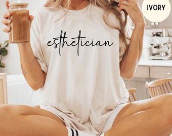 Esthetician Shirt, Gift For Esthetician, Esthetician Gift, Cosmetology Gift, Cosmetology Shirt, Makeup Artist Gift, Skin Specialist MUA Gift