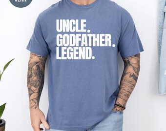 Uncle Godfather Legend Shirt, Gift For Uncle, Godfather Shirt, Uncle Shirt, Uncle Godfather Gift, Godfather Proposal Gift, Fathers Day Gift