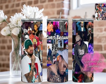 Vaso Breezy, vaso delgado y recto de 20 oz. Vaso de acero inoxidable con tapa y pajita.