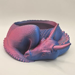 3d printed, handmade, Dragon yarn bowl