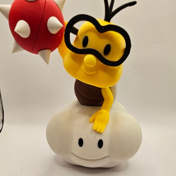 12  inch 3d printed Lakitu from Mario Nintendo Nostalgia