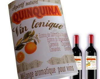 Quinquina [pour 2 bouteilles] Préparation apéritif maison tonique aux écorces de Quinquina