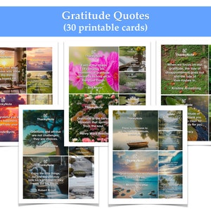 Gratitude Quotes, printable gratitude quotes, printable quotes, printable gratitude cards, gratitude stickers, printable stickers