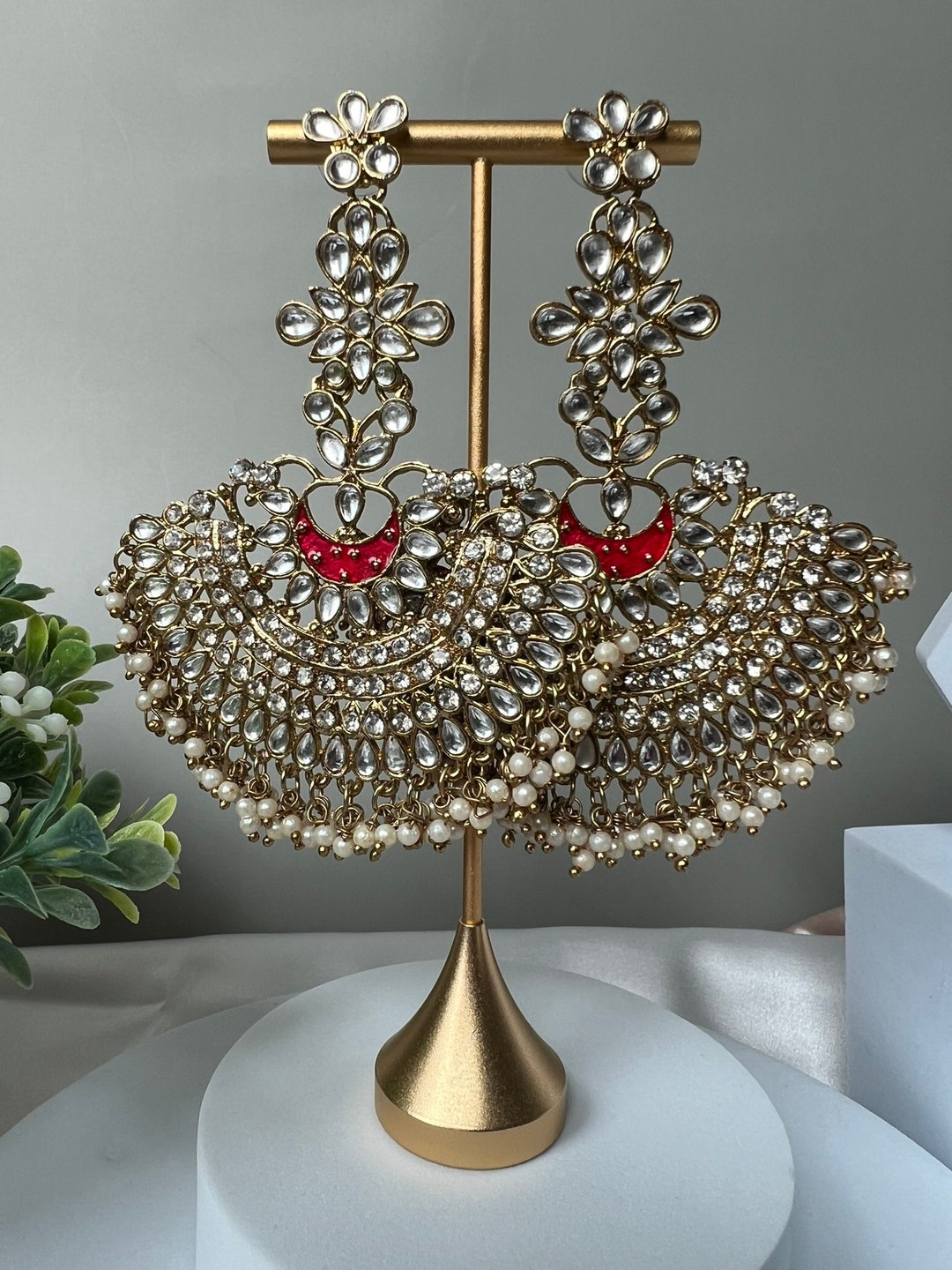 Buy Lotus Antique Chandbali Earrings | Tarinika - Tarinika India