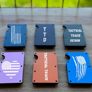 Personalized Wallet, Mens Wallet, Women Wallet, Engraved Wallet, Clip Wallet,Card Wallet, Fathers Day, Minimalist Wallet, Tactical Wallet