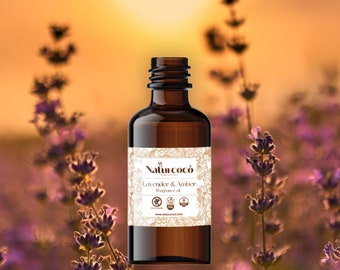 Lavanda y Ámbar/ Aceite de fragancia para la fabricación de velas / Sin ftalatos / Vegano / Libre de crueldad / Verter velas DIY / Aromas de la naturaleza