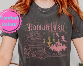 Romantasy Reader Shirt, Smut Gift, Comfort Colors Book Tee, Booklover Gift, Morally Grey Book Club, Shirt for Romance Readers, Bookish Gift