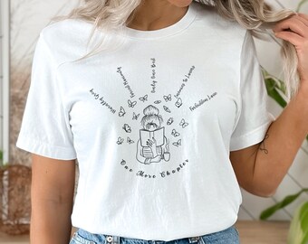 Camiseta One More Chapter, camiseta Book Trope, camiseta Morally Grey Enemies to Lover, camiseta Bookish, camiseta Romance Reader, camiseta Book Lover, camiseta Library Lover