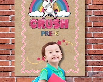 Painted Back to School Banner Templates – Pre-K to 5th Grade (Digital Download)