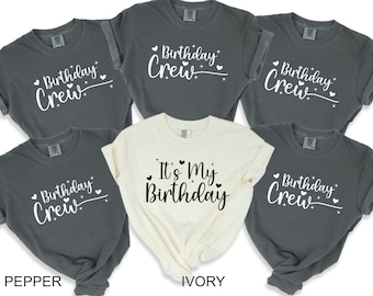 It's My Birthday Comfort Colors® Tshirt, Birthday Group Shirt, Birthday Girl Outfit, Birthday Team Tee, Birthday Party Clothes, Women Gifts