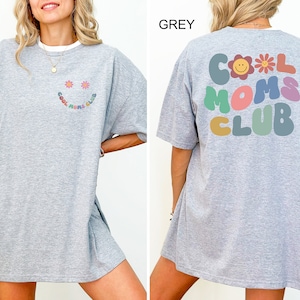 Comfort Colors® Cool Moms Club-tröja, cool mamma-t-shirt, rolig mamma-outfit, bästa mamma någonsin-tröja, mammas födelsedagskläder, mors dag-presenter bild 3
