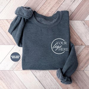 Custom Logo Hoodie, Personalized Business Logo Sweatshirt, Custom Add Your Own Text Hoodie, Personalized Company Name Outfit, Custom Gift image 2