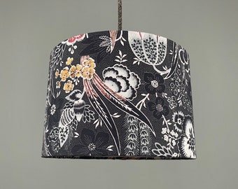 Lampshade "Small Dots & Flowers" made of cotton fabric