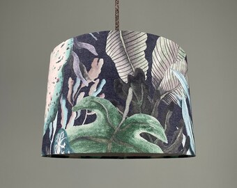 "Wailuku" lampshade made of half-panama cotton fabric