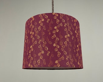 "Burgeon" lampshade made of cotton fabric
