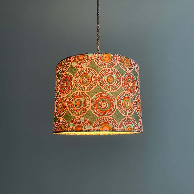 Lampenschirme aus Baumwollstoff & Leinen in verschiedenen Größen 22,5 Ø cm x 17 cm
