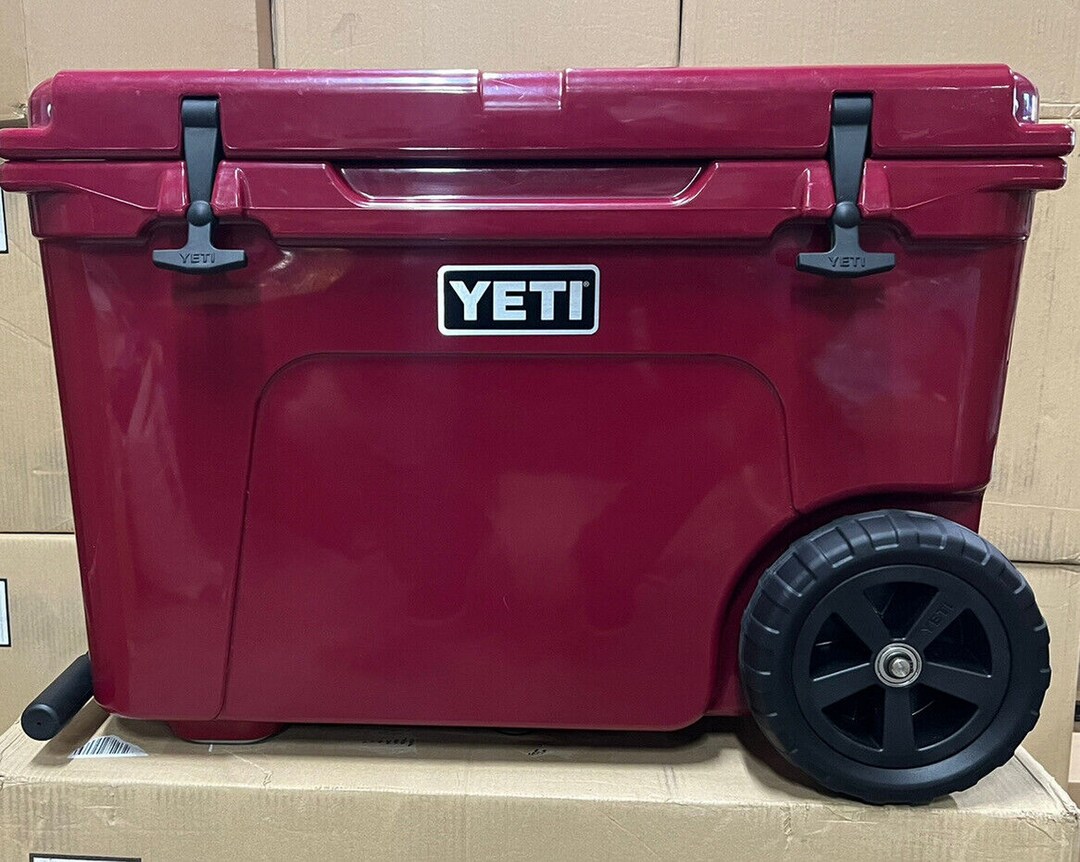 Yeti Tundra Haul Wheeled Cooler Harvest Red by Bryanmouber Etsy
