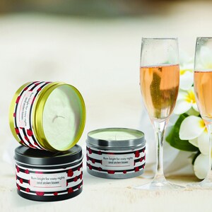 Romantic Aromatherapy Tin Soy Candles | Perfect for your Valentines Day Date Night