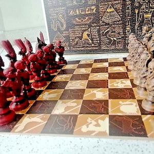 Egyptian Chess 3d print Collector Set