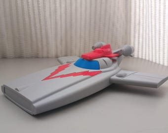 Zone Fighter's Smokey Japan Space ship toy 8 inches diameter