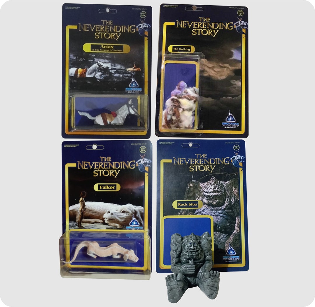 ネバーエンディング ストーリー 3.75 インチ セット x 4 個のおもちゃ