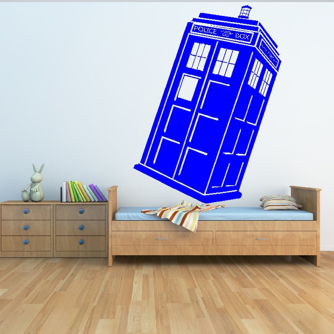 TARDIS Vinyl Wall Decal Water Proof, 22 Inches - Etsy