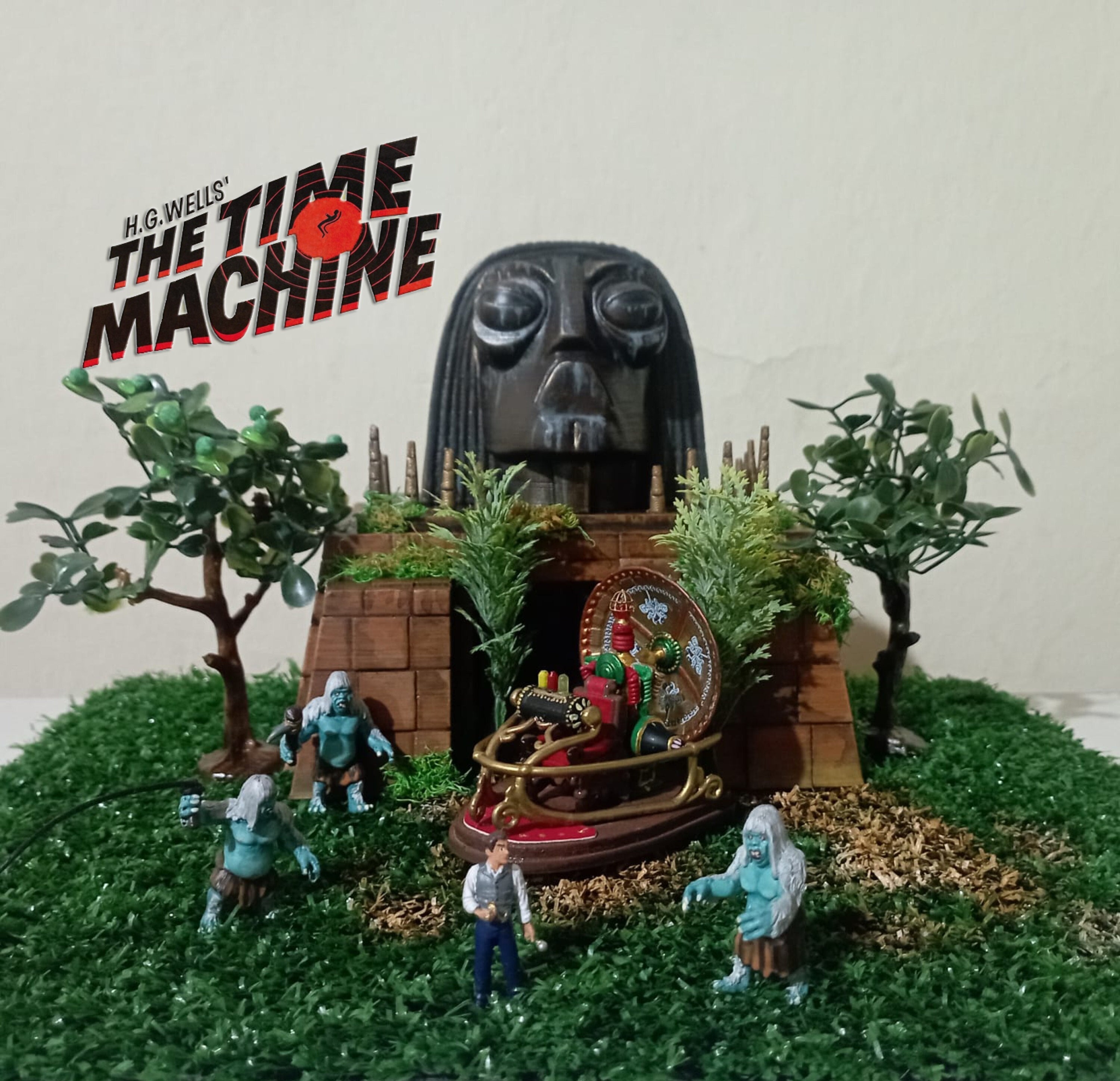 The H.G. Wells Time Machine and Morlock Sphinx Diorama 1/58 Scale ...