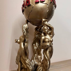 The World Is Yours Scarface statue 3D printed model 12 inches tall