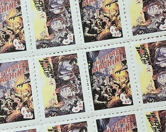 HG Wells' The Time Machine-stempelvellen x 16 stuks