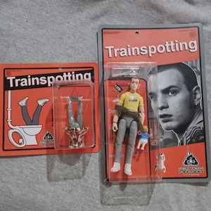 Trainspotting' Mark Renton 5,5' Actiefiguur + Toiletscène arttoy limited edition