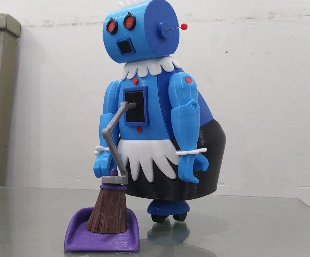 The Jetsons' Rosie Robot 7' + Accessories, Scale Model - Etsy