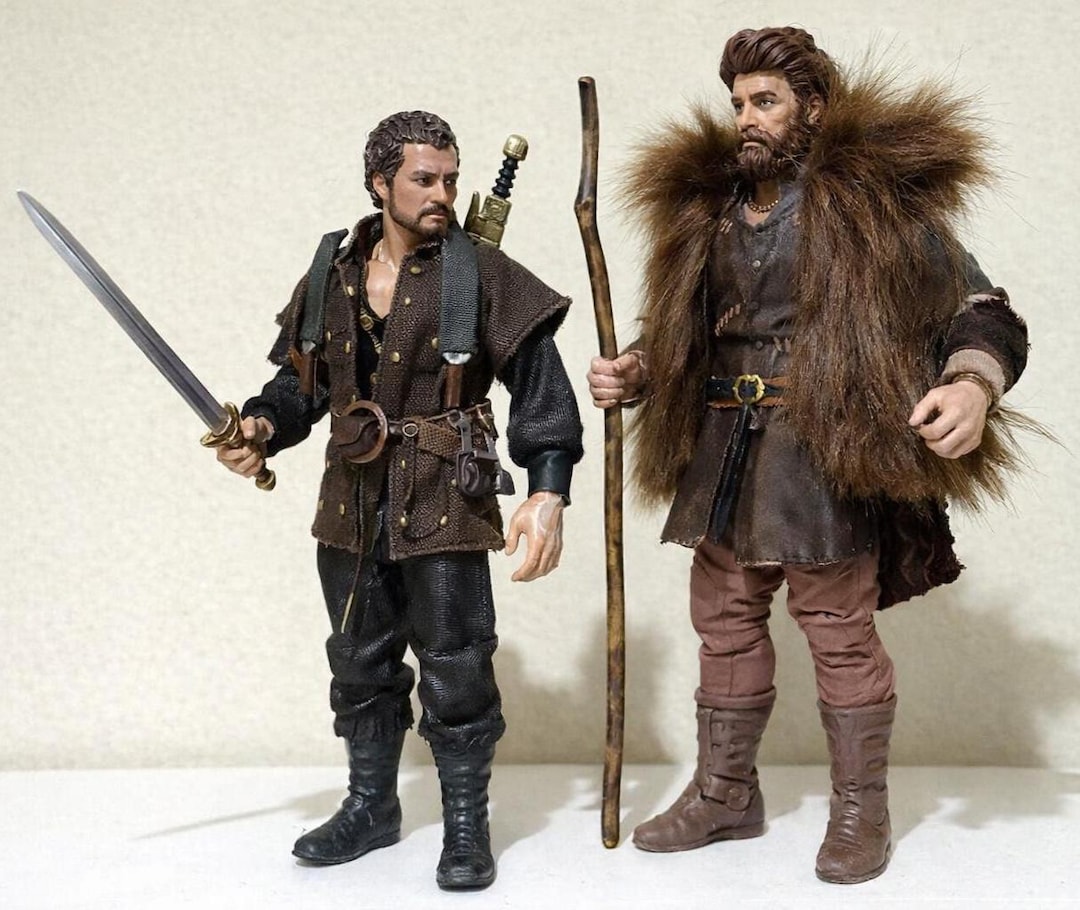 ロビンフッド　シャーロッドの英雄 Robin of Sherwood Nasir + Little John 7' Action Figure +