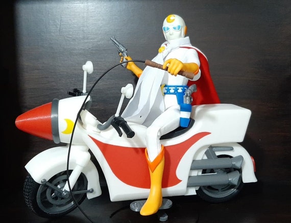 月光仮面　バイク型フィギュア 月光仮面 月光仮面 キャプテン・センテラ バイク 1/6スケール