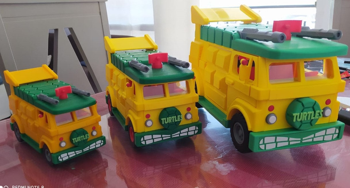 Teenage Mutant Ninja Turtles Party Wagon 1.24 Scale 3D Print Model - Etsy