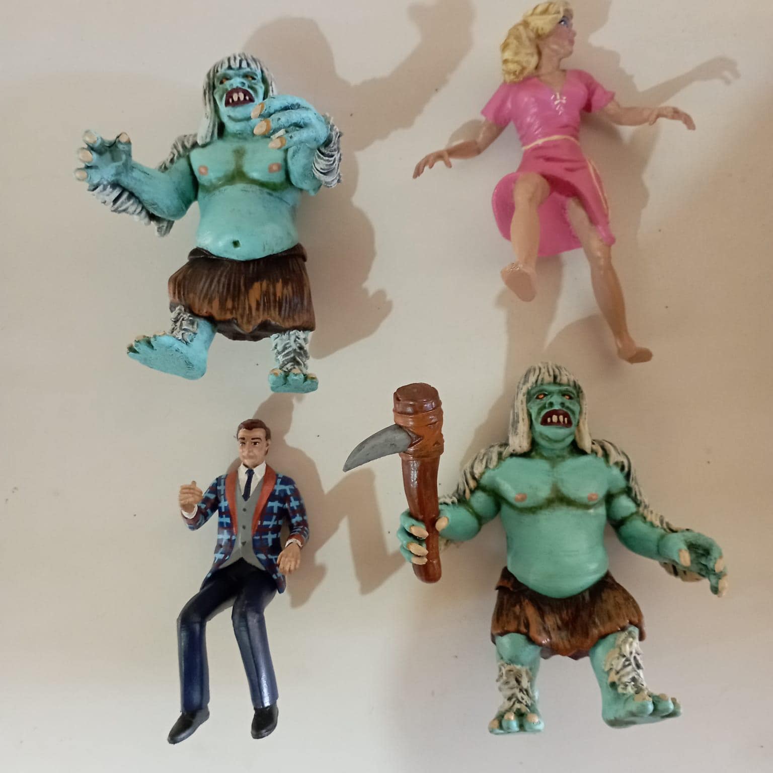H.G. Wells' George + Weena + 2 Morlocks for Time Machine 1/18
