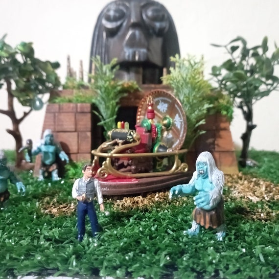 The H.G. Wells Time Machine and Morlock Sphinx Diorama 1/58 Scale