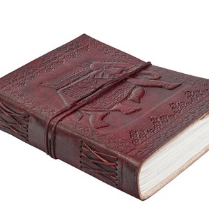 Vintage Leather Elephant Print Journal Diary/Personal Organiser/Travelers Notebook Medium Size 7.5X5.5 inches (L*W*H)