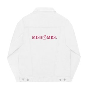 Miss to Mrs. Embroidered Denim Jacket