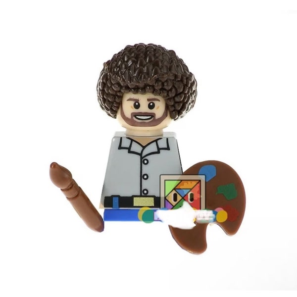 Bob Ross custom figure