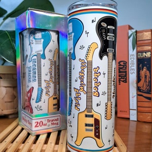 Gizzy-Tars - 20 oz Travel Tumbler with Gift Packaging, King Gizzard & the Lizard Wizard, Handmade Gift