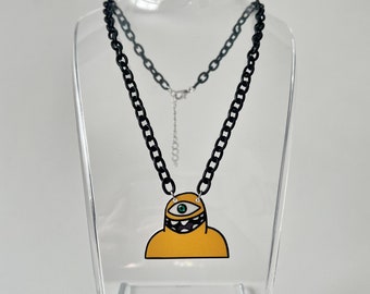 Subtronics Necklace (rave necklace, rave accessories, subtronics accessories, subtronics cyclops necklace, rave outfit, rave jewelry)