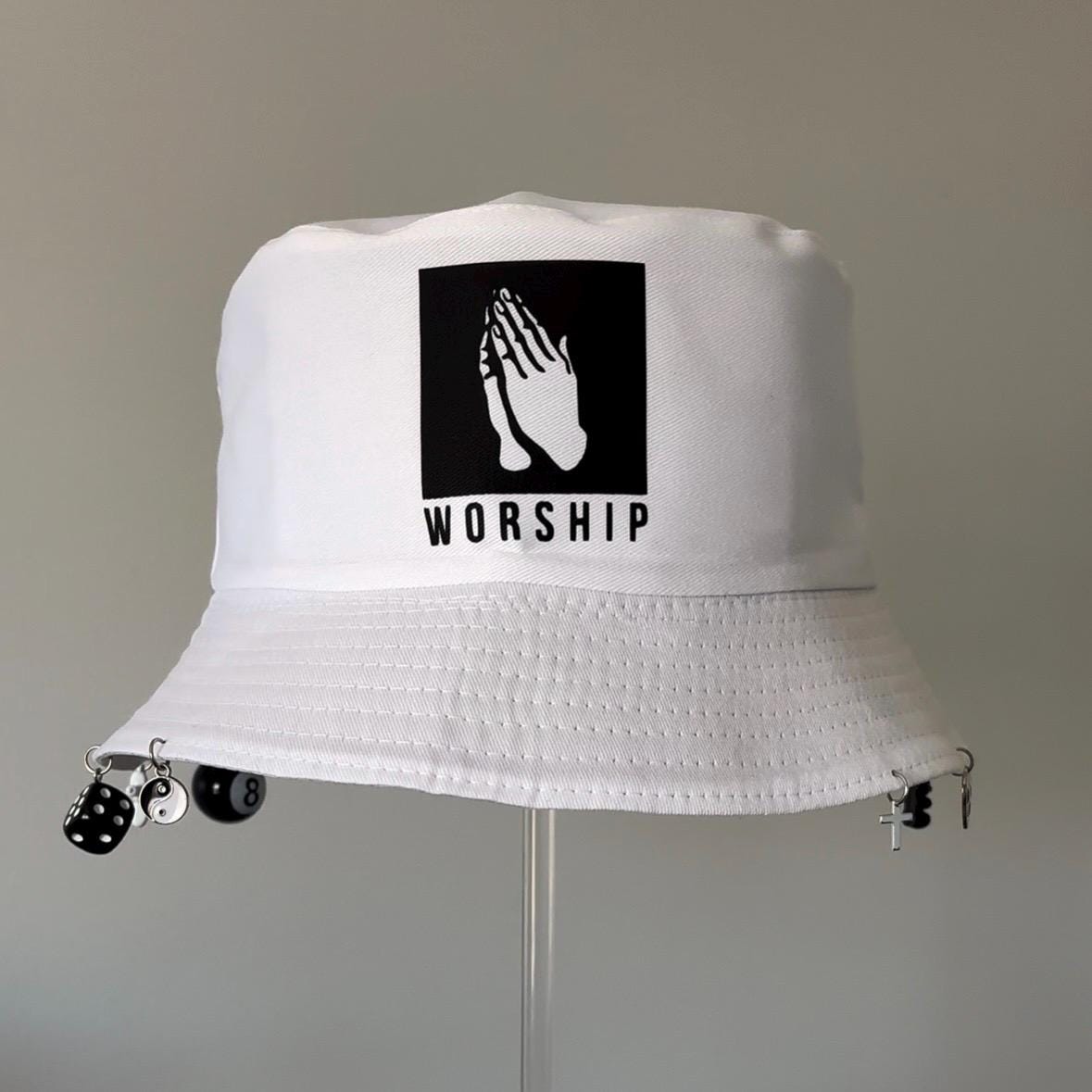 Custom Rave Hats Custom Charm Bucket Hat (rave Bucket Hat, Rave Accessories, Rave Outfit ...