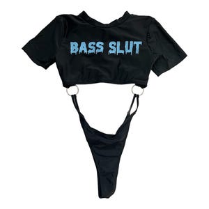 Custom Text Bodysuit (rave bodysuit, custom rave bodysuit, rave outfit, personalized rave outfit, rave accessories, edm, kandi)