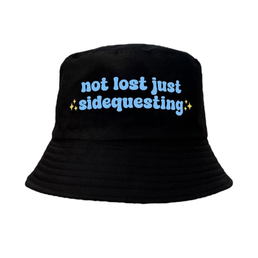 Sidequesting Rave Bucket Hat (sidequest, Rave Accessories, Rave Hat ...