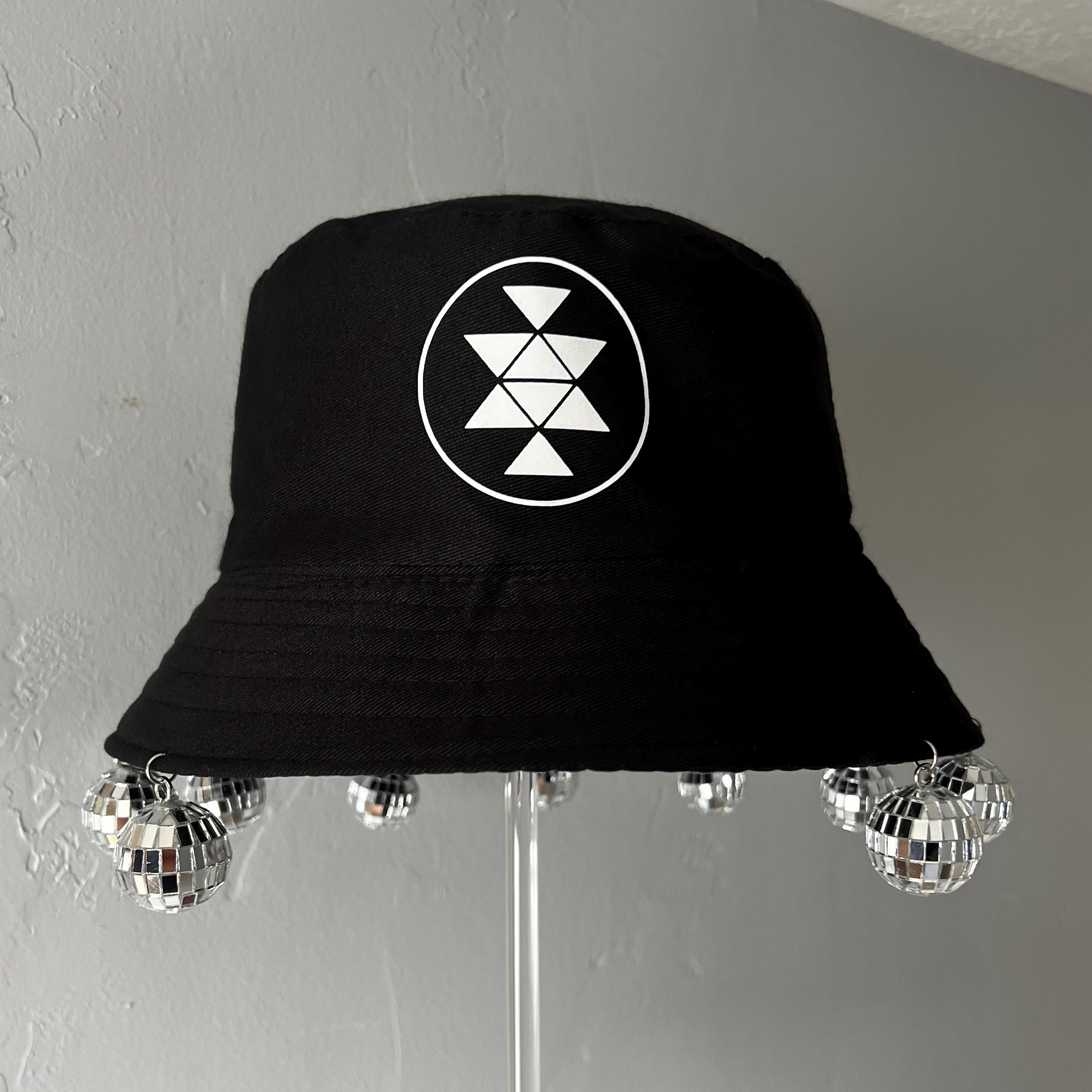 Custom Charm Bucket Hat (rave Bucket Hat, Rave Accessories, Rave Outfit ...