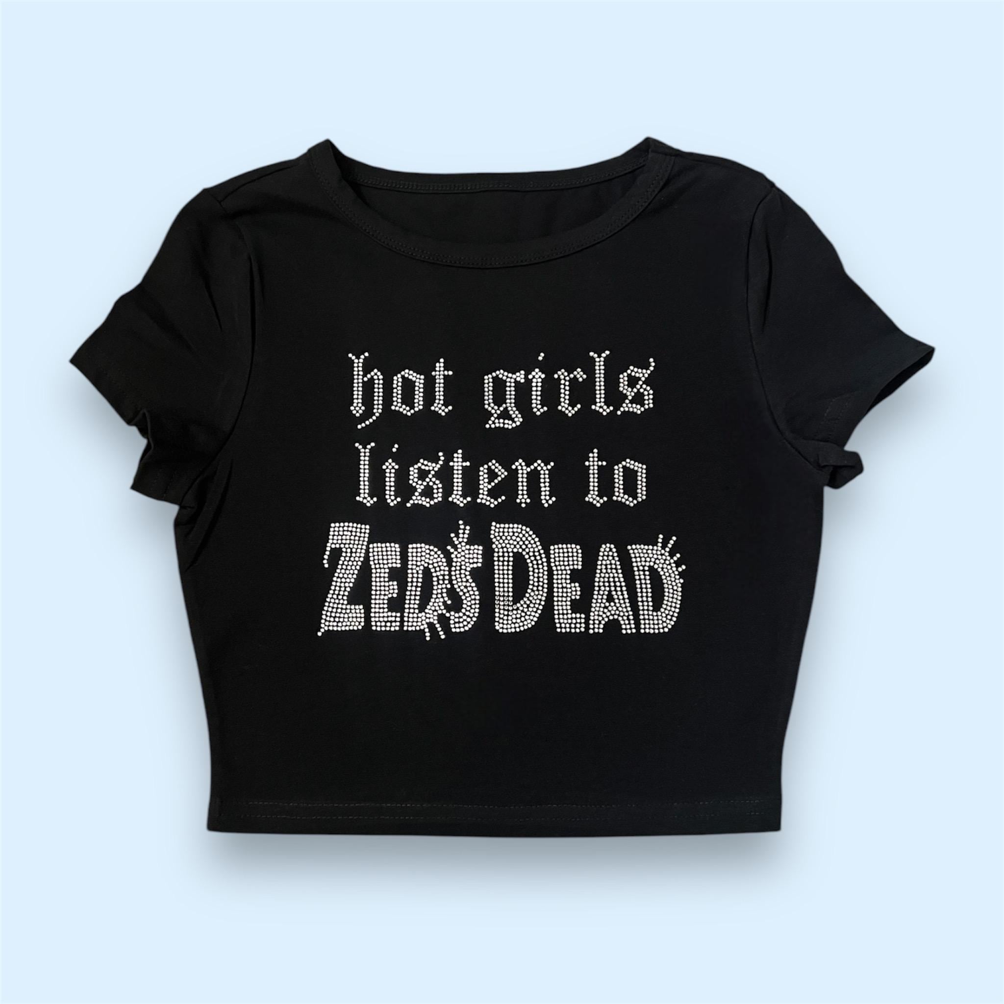 Zeds Dead Inspired Rhinestone Crop Top (rave Outfit, Rave Crop Top